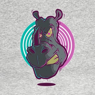 RETRO RHINO DESIGN T-shirt STICKERS CASES MUGS WALL ART NOTEBOOKS PILLOWS TOTES TAPESTRIES PINS MAGNETS MASKS T-Shirt